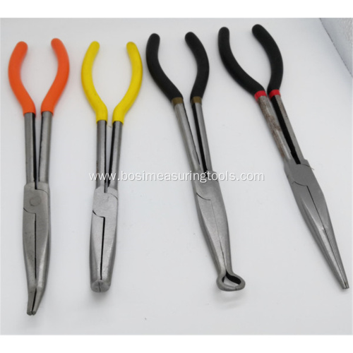 Lengthen Crimp Stripping Needle Round Nose Curved Plier